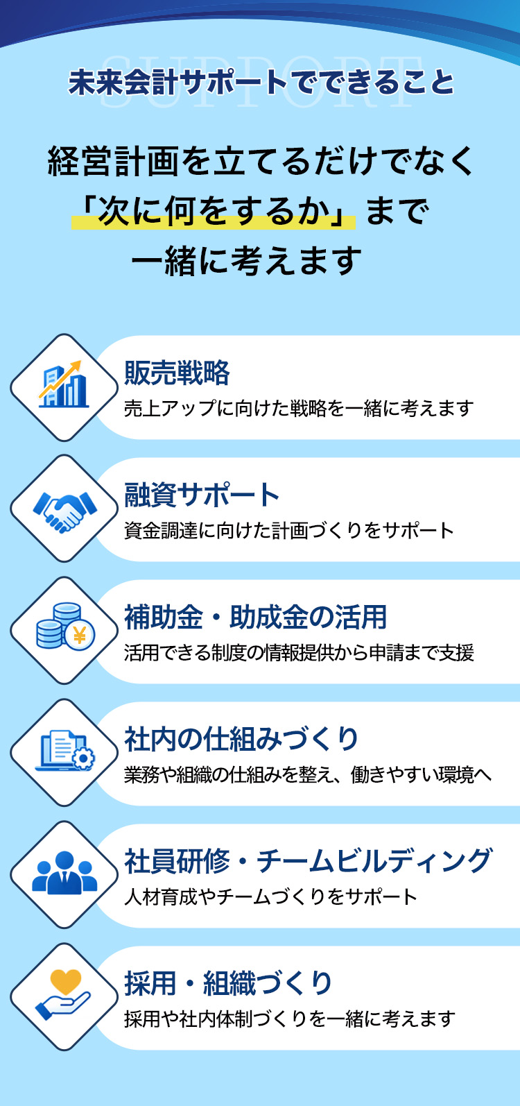 未来会計サポートでできること